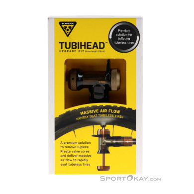 Topeak TubiHead Upgrade Kit Pumpe Zubehör-Schwarz-One Size