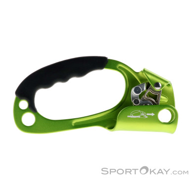 Edelrid Elevator left Steigklemme-Grün-One Size