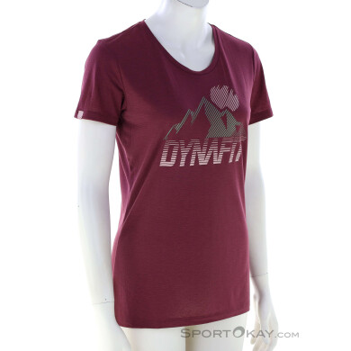 Dynafit Transalper Graphic Damen T-Shirt-Rot-S