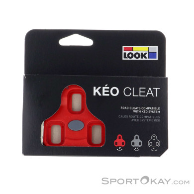 Look Cycle RR Bi-Keo Pedal Cleats-Rot-One Size