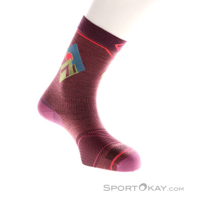 Ortovox Alpine Light Comp Mid Damen Socken-Pink-Rosa-39-41