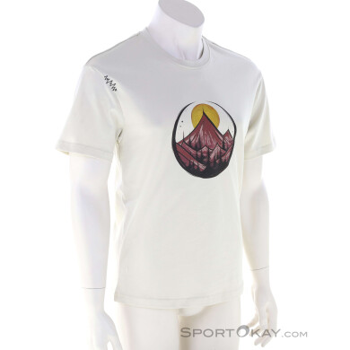 Chillaz Mountain Dawn Herren T-Shirt-Weiss-M