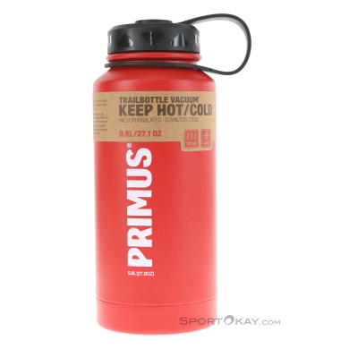Primus Trailbottle Vacuum Stainless 0,8l Thermosflasche-Rot-0,8