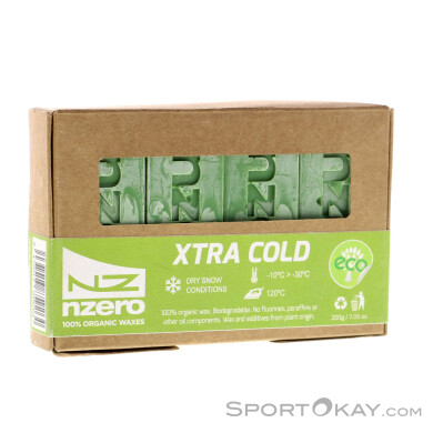 NZero Xtra Cold Green 4x50g Heisswachs-Grün-One Size