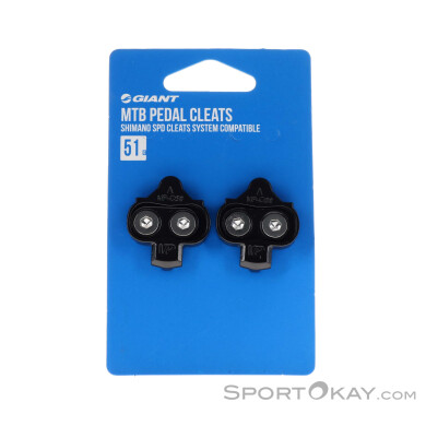 Giant MTB SPD single-direction Pedal Cleats-Schwarz-One Size