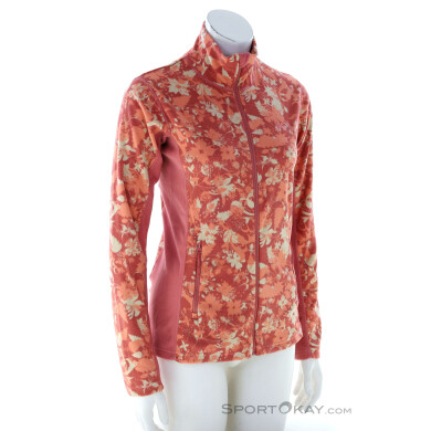 Kari Traa Thalena Fleece Damen Fleecejacke-Orange-S