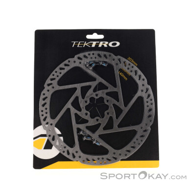 Tektro TR 24 203mm 6-Loch Bremsscheibe-Silber-One Size