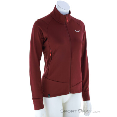 Salewa Puez PL Damen Sweater-Dunkel-Rot-40
