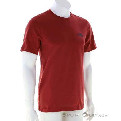 The North Face Simple Dome S/S Herren T-Shirt-Rot-M