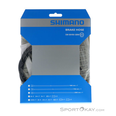 Shimano BH90-SBM XTR 170cm Bremsleitung-Schwarz-One Size