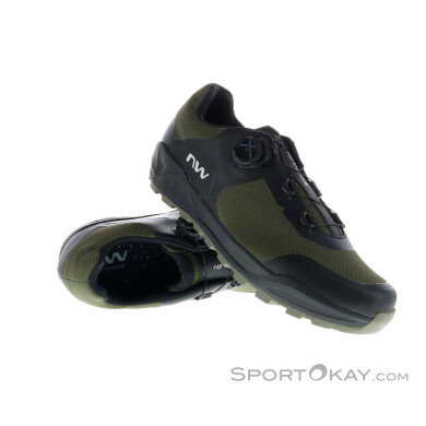 Northwave Corsair 2 Herren MTB Schuhe-Oliv-Dunkelgrün-45