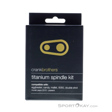 Crankbrothers Ti Upgrade Kit Spindle Kit Pedal Ersatzteile-Gold-One Size