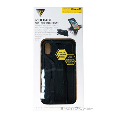 Topeak RideCase IPhone X Handyhülle-Schwarz-One Size