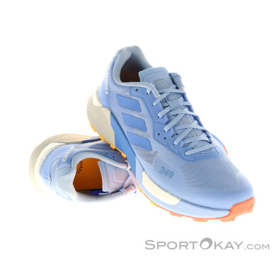 adidas Terrex Agravic Ultra Damen Traillaufschuhe-Hell-Blau-6,5