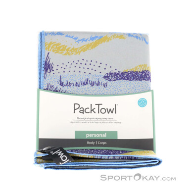 Packtowl Personal Body Handtuch-Gelb-One Size