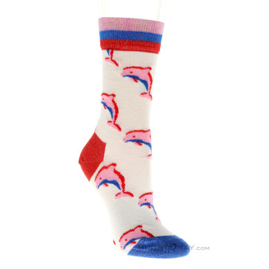 Happy Socks Dolphin Socken-Pink-Rosa-36-40