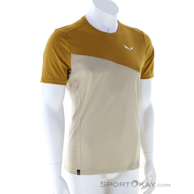 Salewa Puez Sporty Dry Herren T-Shirt-Beige-S