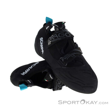 Scarpa Drago XT Herren Kletterschuhe-Schwarz-42,5