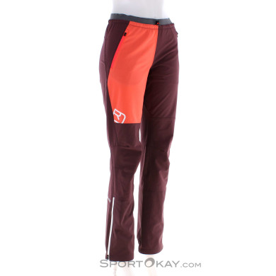 Ortovox Berrino Damen Tourenhose-Dunkel-Rot-M