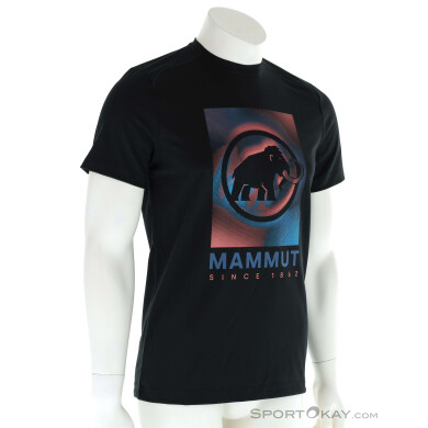 Mammut Trovat Logo Herren T-Shirt-Schwarz-M