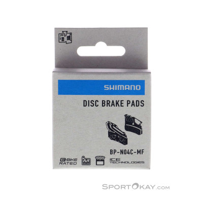 Shimano N04C-MF Metall Bremsbeläge-Anthrazit-One Size
