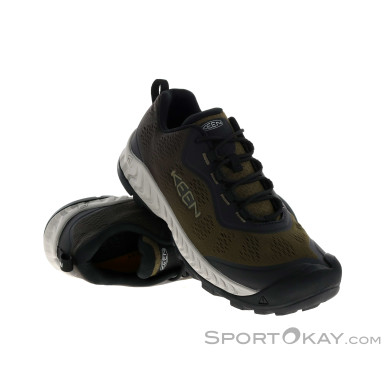 Keen Nxis Speed Herren Wanderschuhe-Oliv-Dunkelgrün-10