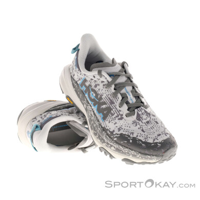 Hoka Speedgoat 6 GTX Damen Traillaufschuhe Gore-Tex-Grau-8