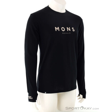 Mons Royale Yotei Classic LS Herren Shirt-Schwarz-M