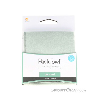 Packtowl Personal Face 25x35cm Handtuch-Grün-One Size