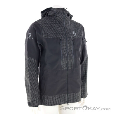 Scott Vertic Ripstop 3L Herren Skijacke-Schwarz-M