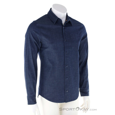DUER Performance Denim Shirt Herren Shirt-Dunkel-Blau-S