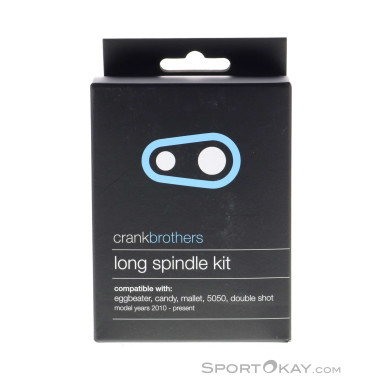 Crank Brothers Long Spindle Upgrade Kit Pedal Ersatzteile-Schwarz-One Size