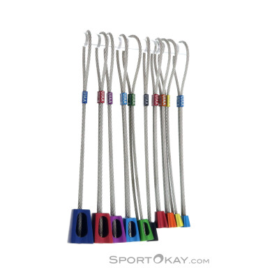 Metolius Ultralight Asymmetric Curve Nut Klemmkeil Set #1-10-Mehrfarbig-One Size