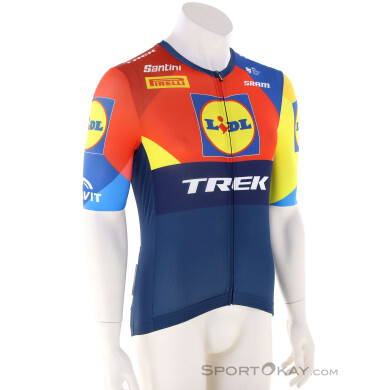 Trek Santini Lidl-Trek Replica Race Herren Bikeshirt-Mehrfarbig-M