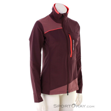 Ortovox Pala Light Damen Outdoorjacke-Dunkel-Rot-L