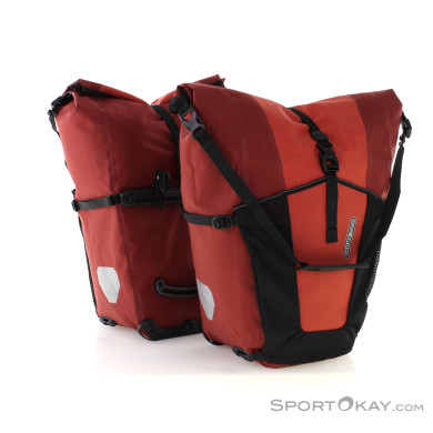 Ortlieb Back-Roller Pro Plus QL2.1 35l Gepäckträgertaschen Set-Dunkel-Rot-35