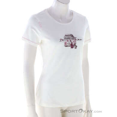 Chillaz Gandia Out In Nature Damen T-Shirt-Weiss-34