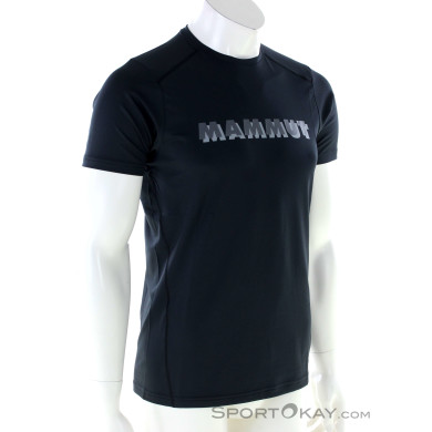 Mammut Spide Logo Herren T-Shirt-Schwarz-S