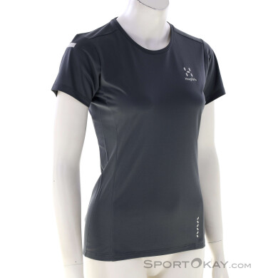 Haglöfs L.I.M Tech Tee Damen T-Shirt-Dunkel-Grau-M