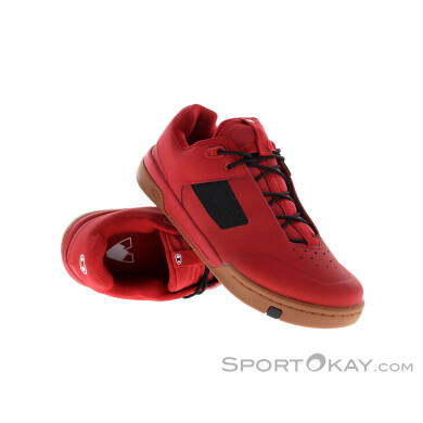 Crankbrothers Stamp Lace Flat MTB Schuhe-Dunkel-Rot-46