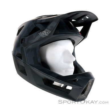 iXS Trigger FF MIPS Camo Fullface Helm-Schwarz-XS-S