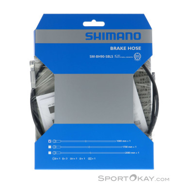 Shimano BH90-SBLS XT 100cm Bremsleitung-Schwarz-One Size