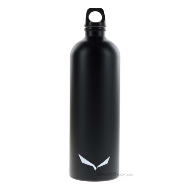 Salewa Isarco Lightweight Stainless Steel 1l Trinkflasche-Schwarz-1