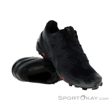 Salomon Speedcross 6 Wide Herren Traillaufschuhe-Schwarz-11