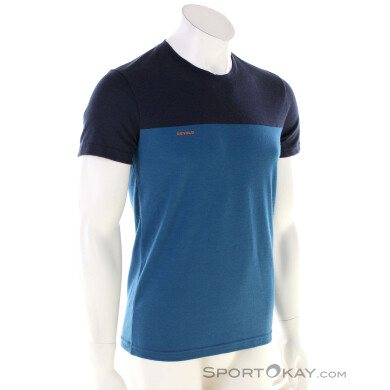 Devold Norang Merino 150 Herren T-Shirt-Blau-XL