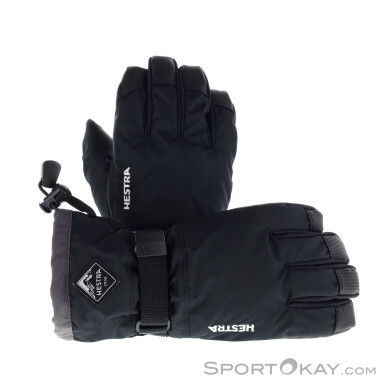 Hestra Gauntlet CZone Jr Kinder Handschuhe-Schwarz-5