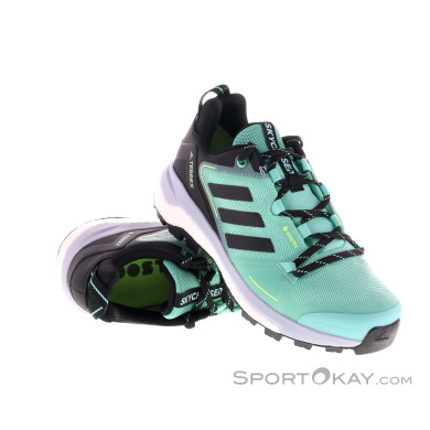 adidas Terrex Skychaser 2 GTX Damen Wanderschuhe Gore-Tex-Türkis-6,5