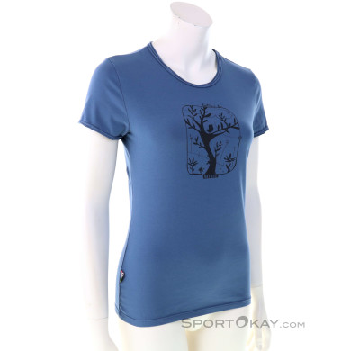 E9 Birdy Damen T-Shirt-Blau-XS