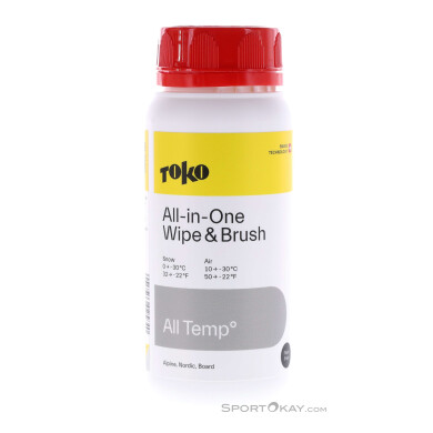 Toko All-in-One Wipe & Brush 250ml Flüssigwachs-Weiss-One Size