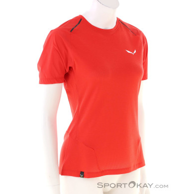 Salewa Pedroc PTC Delta Damen T-Shirt-Rot-34